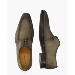 Magnanni 23771 Grijsgroen Heren Veterschoenen