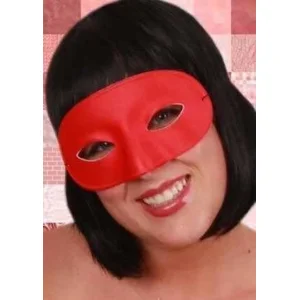 Oogmasker - Domino - Rood