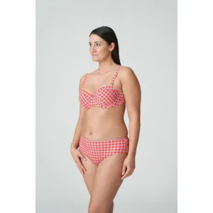 Prima Donna Swim Marival voorgevormde bikini in ruitjesprint