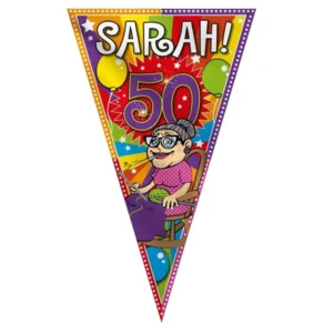 Puntvlag - Sarah - 90x150cm