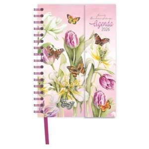Spiraal agenda - 2026 - Janneke Brinkman - Tulp - 11x15.5cm