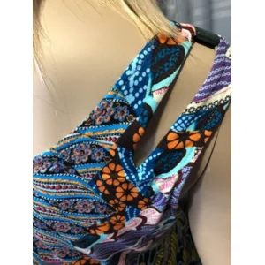 Strandkleedje Mitjans Zomerkleedje zonder mouwen Multicolor