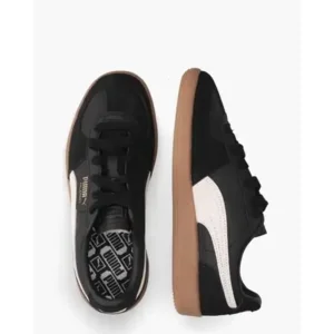 Puma Palermo Lth Zwart/Wit Damessneakers