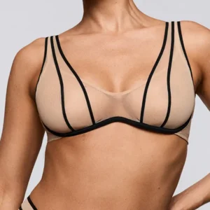 Sarda Yulimar beugel bh in zwart en nude