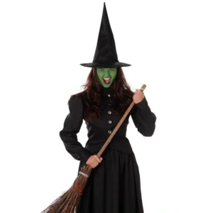 Kostuum -  Heks - Wicked witch - 3dlg - S