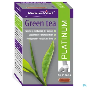 Mannavital Green Tea Platinum 60 Caps