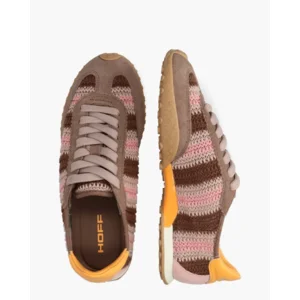 Hoff Bridge Woven Bruin/Multi Damessneakers