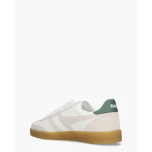 Gola Viper Leather Wit/Groen Herensneakers