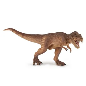 Speelfiguur - Dinosaurus - Rennende T-Rex - Bruin