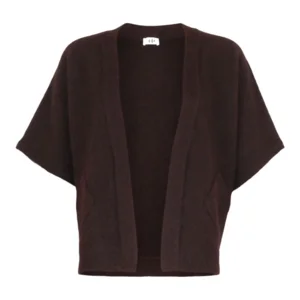 She goes Lala Gilet: Matilde, Brown, aangesneden mouw ( SHE.47 )