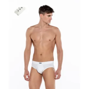 Punto Blanco Heren Slip: 3 pack, Wit ( PUN.30 )