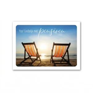 Kaart - Photo factory - Yes! Eindelijk met pensioen - nr.50