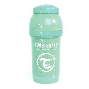Twistshake Babyfles Antikoliek 180Ml - Pastel Green