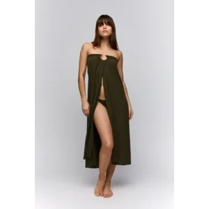 Sarda Lita strandjurk in kaki