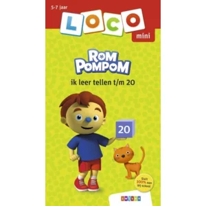 Loco Mini - Boekje - Rompompom - Ik leer tellen t/m 20 - 5-7 Jaar