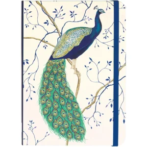 Notitieboek - Compact journal - Peacock - 13x18cm