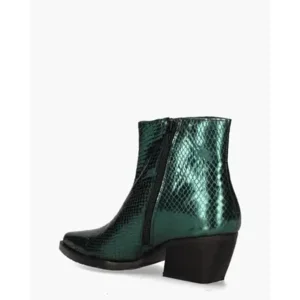 Jas Exports Savi Groen Dames Enkelboots