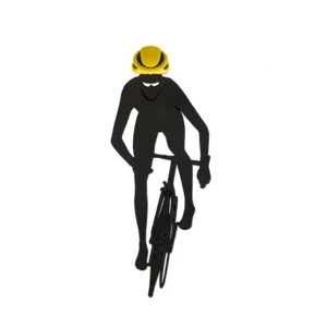 Balvi Bladwijzer Boekenlegger Fietser Zwart Geel