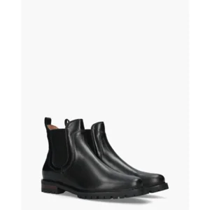 Everybody 29703 Donkerbruin/Zwart Dames Chelseaboots