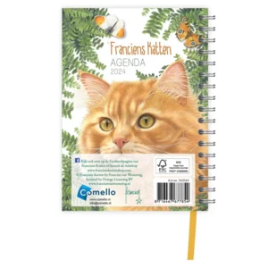 Spiraal agenda - 2024 - Franciens katten - Jeroen - 11x15.5cm