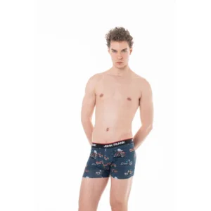 John Frank Moto herenshort met print
