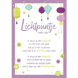 Kaart - Lichtpuntje voor jou - Lifetime of love - 01-LV.GBE.0041