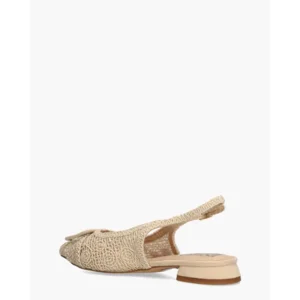 Lisa & Jo Zarin Ecru Dames Slingbacksandalen