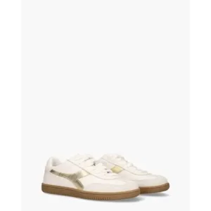 Diadora Heritage Trainer Dore Wit/Goud Damessneakers