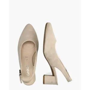 Gabor 82.260.33 Beige Dames Slingbackpumps