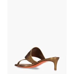 Santoni Seroentine Gouden Damesslippers