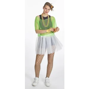 Neon witte Tutu - Witte Tutu medium lengte - Tutu 40 cm