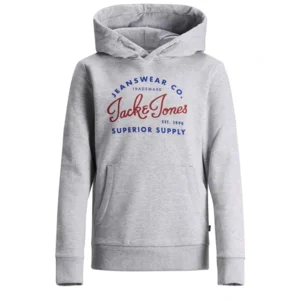 Hoodie / Sweater - Jack & Jones grijs 152