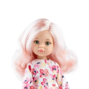 Pop - Amigas - Rosa - Lang roze haar, groene ogen & sproeten - 32cm