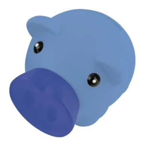 Spaarvarken - Met afneembare neus - Wit, blauw of roze - 1 stuks - Willekeurig geleverd