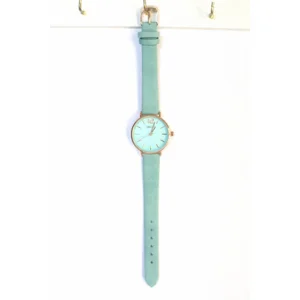 Horloge klein turquoise