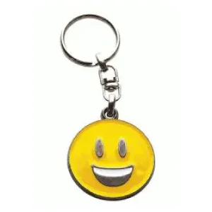 Emoji metalen sleutelhanger - big smile