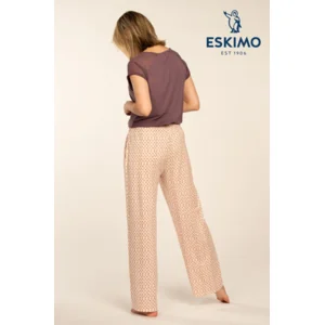 Eskimo Dames Pyjama: Francesca, korte mouw, lange broek ( ESK.1729 )