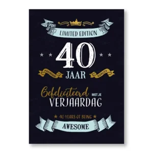 Kaart - Limited edition, 40 jaar - ME - GBE.0106