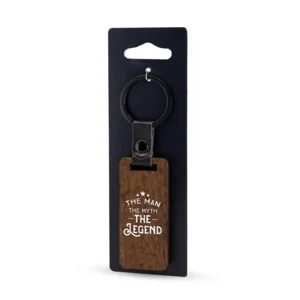 Sleutelhanger - Lekker stoer - The man - Hout