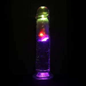 Realrock Led Glow Vibrerende Dildo 20 cm