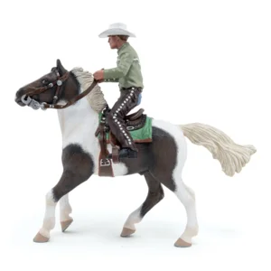 Speelfiguur - Mens - Cowboy - Met zijn paard