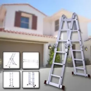 Herzberg HG-5002: Multifunctionele Aluminium ladder