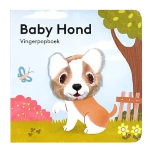Boek - Vingerpopboek - Baby hond