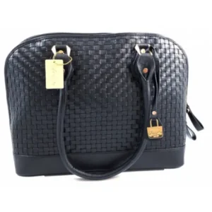 CHEEMO Bugarty Weave  schoudertas ZWART