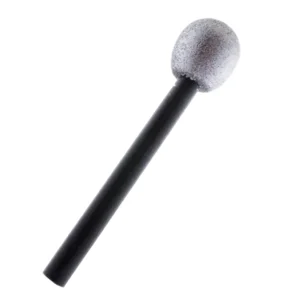 Nep microfoon - Zilver, zwart