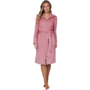 Pastunette Kamerjas met rits: Roze, ultrazacht, 110cm ( PAS.116 )