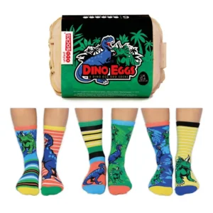 Dino Kindersokken Trex Eitjes Mismatched in een Cadeaudoos 30-39 Oddsocks