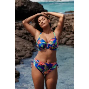 Prima Donna Swim Latakia voorgevormde bikini in blauw met bloemenprint