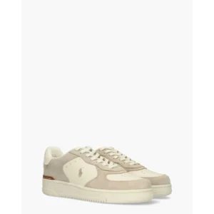 Polo Ralph Lauren Masters Court Wit/Beige Herensneakers
