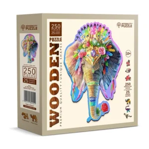 Puzzel - Elegante olifant- Hout - 250st.